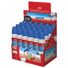 kit Faber Castell 24 Cola Gel 2 Bicos Escola Transparente artesanato