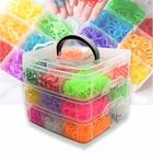 Kit Fabrica Maleta De Elásticos Pulseiras Loom Band Infantil 3300 Elásticos Meninas - VEXOTOY