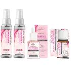 Kit Facial Rosa Mosqueta Serum Oleo Sabonete Água Micelar