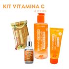 Kit Facial Skincare Vitamina C Anti-idade Dermachem 4 Itens