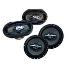 Kit facil leson alto falante 6 e 6x9 polegadas 4r 280w rms