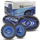 Kit Fácil Prático Hurricane TRIAK 6" Polegadas + 6x9" CM69 280W RMS