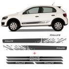 Kit Faixa Gol Rallye G6 Adesivo Grafite + Soleira Protetora