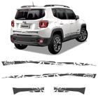 Kit Faixa Jeep Renegade 2016/2021 Turbo Adesivo Decorativo