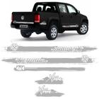 Kit Faixa Xtreme 4x4 P/ Pick-up Adesivo Lateral/traseiro