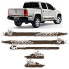 Kit Faixa Xtreme 4x4 P/ Pick-up Adesivo Lateral/traseiro