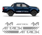 Kit Faixas Frontier Attack 2020 2021 Prata