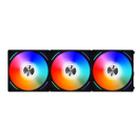 Kit Fan com 3 unidades Lian Li Uni Fan AL120, RGB, Black, UF-AL120-3B