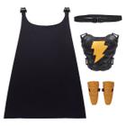 Kit Fantasia com Luz e Som - Adão Negro - Black Adam - Sunny