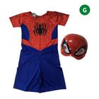 Kit Fantasia Super Herói Aranha Infantil G