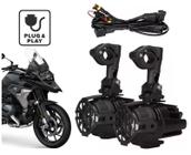 Kit faróis auxiliares de neblina completo Bmw 1250GS - Motocom