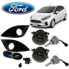 Kit Farol Auxiliar e Acabamento Fiesta 2017 H11 LED