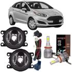 Kit farol auxiliar ford new fiesta 2013 a 2020 super led