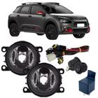 KIT Farol Auxiliar Milha Citroen C4 Cactus 2019 a 2022