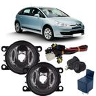 Kit farol auxiliar milha citroen c4 hatch 2007 ate 2013