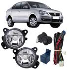 Kit farol auxiliar milha neblina volks polo 2007 ate 2012 - BIBAS