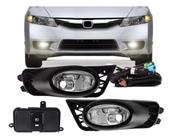 Kit farol auxiliar Milha New Civic 2009 a 2011 Bmo shocklight