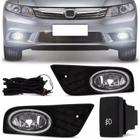 Kit Farol Auxiliar Milha New Civic 2012 A 2014 Bmo Shockligh