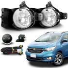 Kit Farol Auxiliar Milha Spin 2012 2013 2014 2015 2016 2017 2018 2019 2020 2021 2022 2023 2024 Botao Touch Universal