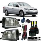 Kit farol auxiliar voyage g6 2012 13 14 15 2016 + led d2