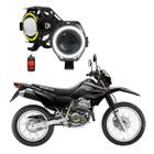 Kit Farol de Milha Angel Eye U7 para Moto Honda XR Tornado 250 2002 - 2013 2014 2015 2016 2017 2018 2019 2020 2021 - U7Led