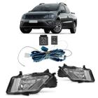 Kit Farol De Milha Auxiliar Saveiro G7 2016 A 2018 Completo - Automotive Imports