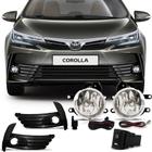 Kit Farol de Milha Auxiliar Toyota Corolla 2017 18 19 Acompanha Botão e Chicote - Suns