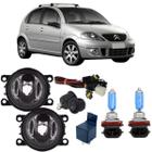 Kit farol de milha citroen c3 2009 ate 2013 e super branca