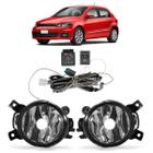 Kit Farol de Milha Gol G7 2016 A 2018 Auxiliar Completo