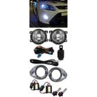 Kit Farol de Milha Neblina Ford Focus Hatch e Sedan 2014 2015 + Kit Xenon 6000K 8000K ou Kit Lâmpada Super LED 6000K