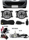 Kit Farol de Milha Neblina Peugeot 207 Hatch - Interruptor Alternativo + Kit Xenon 6000K / 8000K ou Kit Lâmpada Super LED 6000K