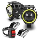 Kit Farol Milha Angel Eyes P/ Quadriciclo Can Am Outlander