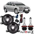 Kit Farol Milha Ford Focus 2009 a 2013 Lâmpadas Halógenas VD - BIBAS