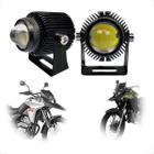 Kit Farol Milha Led F009 Moto Honda XRE 300 ABS 2009 2010 2011 2012 2013 2014 2015 2016 2017 2018