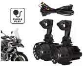 Kit Farol Milha Led Moto Plug and Play Para Bmw 1200GS - Motocom