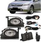 Kit Farol Milha Neblina New Civic 06 07 08 Modelo Original - Shocklight