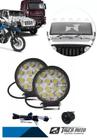 Kit Farol Milha Off Road Troller Jeep Pickup 14 Led Redondo