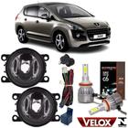 Kit Farol Milha Peugeot 3008 2011 ate 2015 e Super Led 2D - BIBAS