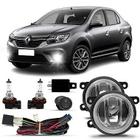 Kit Farol Milha Renault Logan 2014 2015 2016 2017 2018 2019