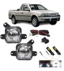 Kit Farol Milha SAVEIRO 1999 2000 2001 2002 VIDRO e Led - RUFATO