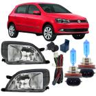 Kit farol milha volks gol g6 2012 13 2014 15 2016 + lampadas - BIBAS