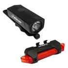 Kit Farol Power Light Led Usb 350 Luméns + Pisca Traseiro Led Usb 15 Luméns - Elleven