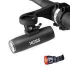 Kit Farol Sinalização Xoss 800 Lumens Bike Recarregável