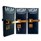 Kit Fechadura de Porta Externa Interna Banheiro Roseta Módena Bronze MGM