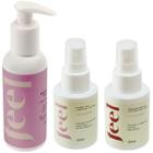 Kit Feel Desodorante Intimo Virilha Spray limpeza Sabonete