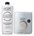 Kit Felps - Shampoo Antirresíduo 1l + Okra Btox 500g