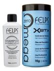 Kit Felps Shampoo Antirresíduo 250ml + Btox Organic 1 Kg