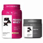 Kit Femini Whey Pote 900g + Creatina 300g