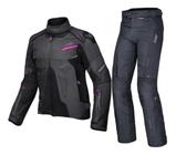 Kit Feminino X11 Jaqueta Evo 4 +calça Versa Impermeavel Moto