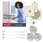 Kit Feng Shui Completo - Tratamento das Energias do Banheiro 3 Cristais Desbloqueie sua vida Corrigindo as Energias do Banheiro